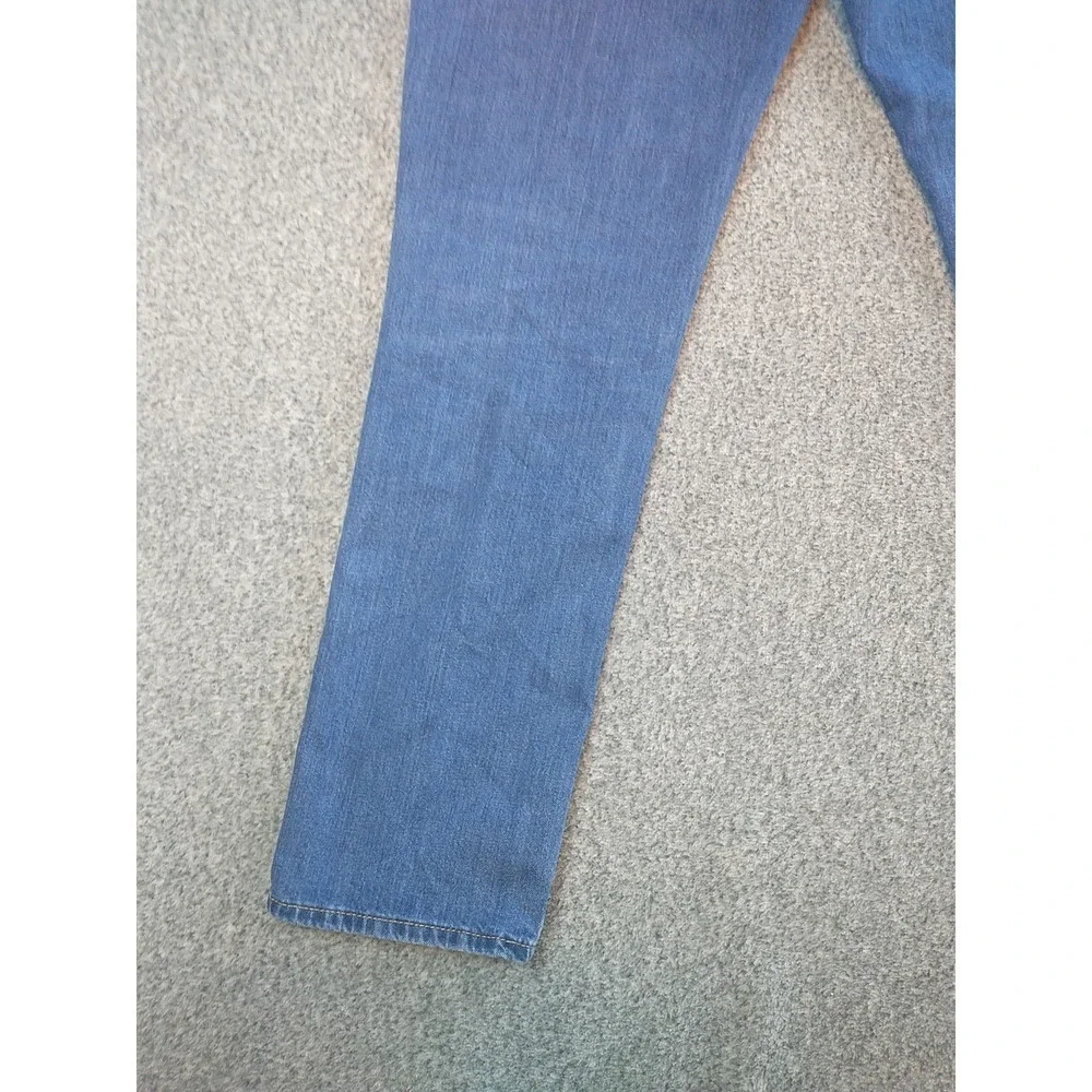 Levi Strauss Mens Straight Leg Jeans Blue Medium Wash WaterLess 38x31